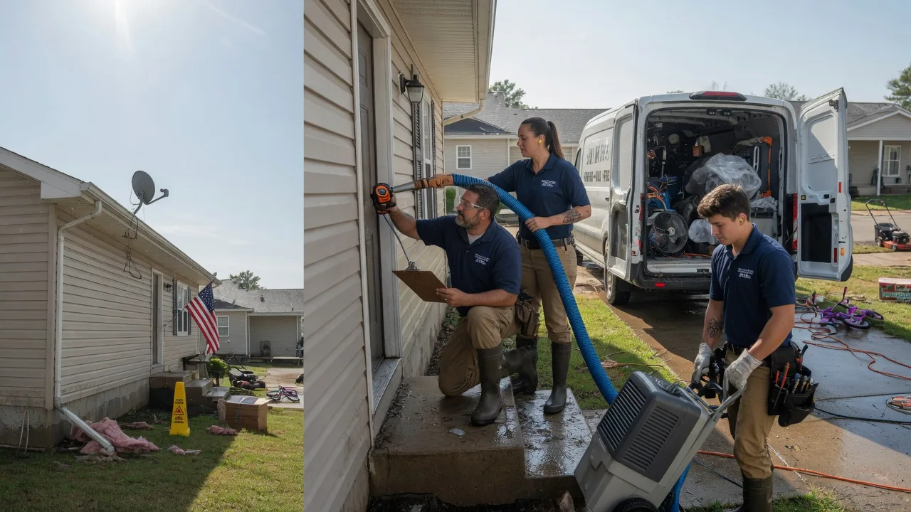 Ceiling Water Damage Restoration in Troutdale, VA near me